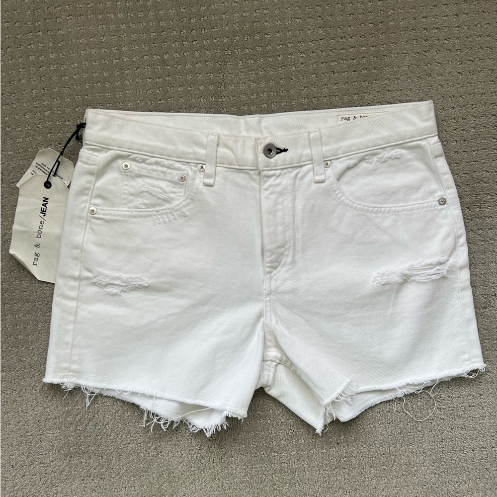NWT Women's White Rag & Bone Denim Shorts size 27